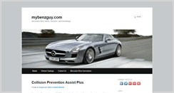 Desktop Screenshot of mybenzguy.com